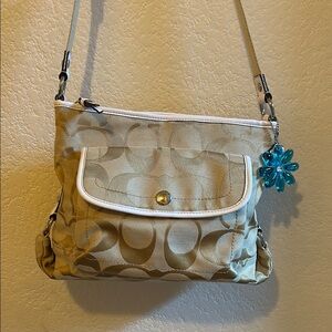 Tan Coach Shoulder Bag